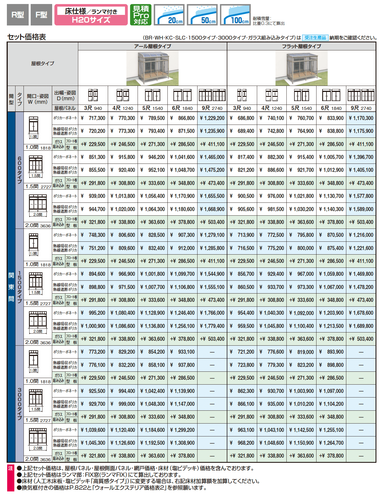 晴れもようwith(床仕様/ランマ付き H20サイズ 関東間)_価格_1
