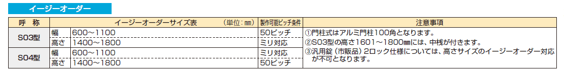 〔通用口用共用門扉〕ルシアス 門扉S03型【2024年版】_価格_2