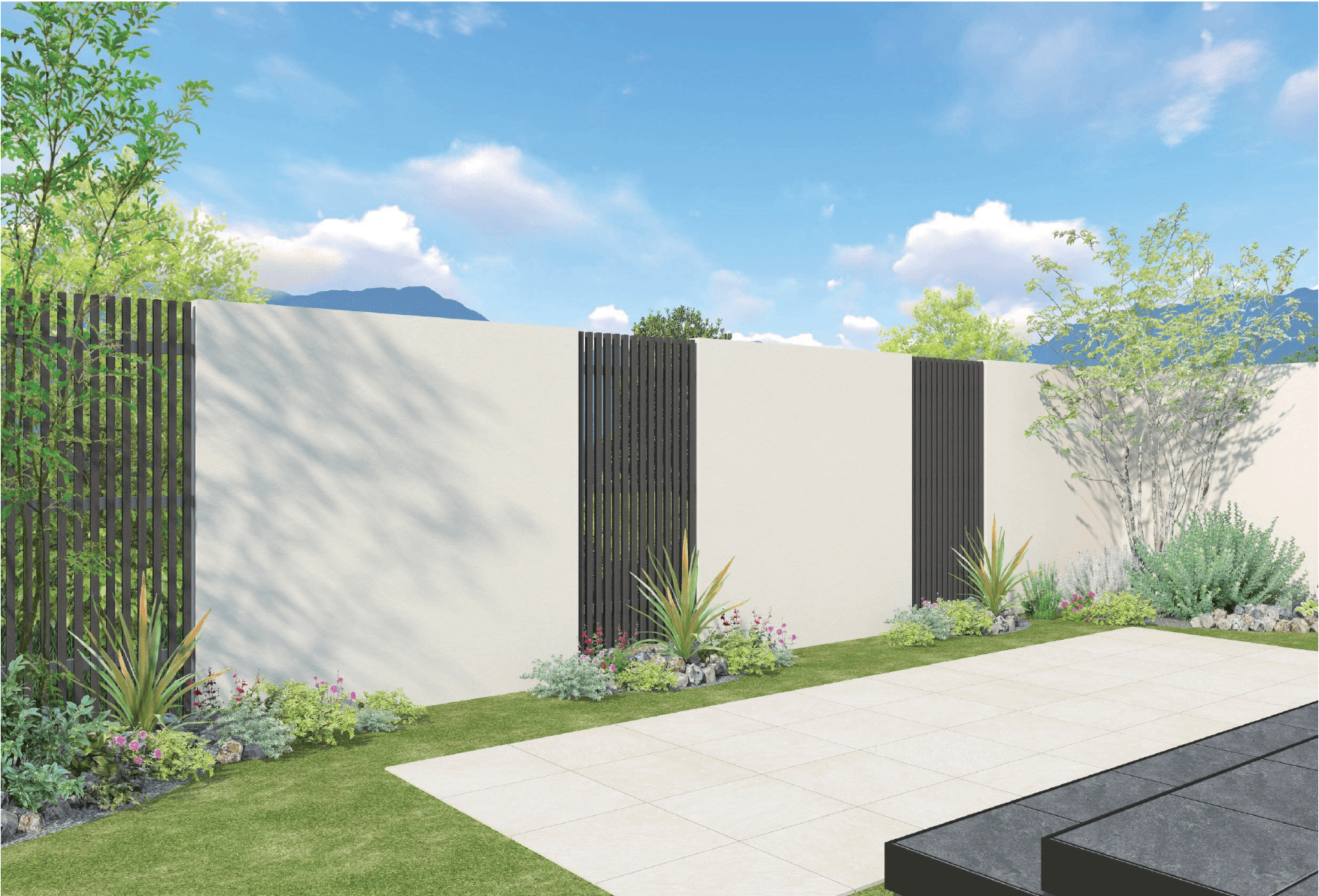 ギャザーの「ラインスタイル極 取付部材 壁横付け・壁面付け」