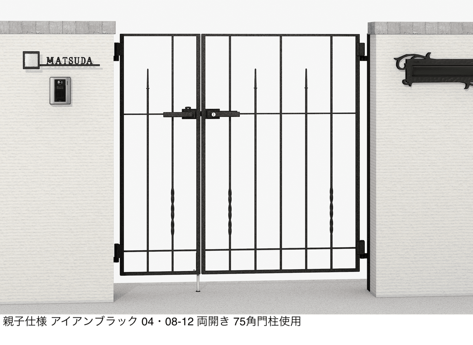 LIXILの「ラフィーネ門扉 3型」のサブ画像2
