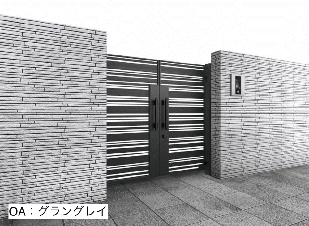 YKK APの「電気錠付共用門扉 シャローネ 門扉SA04型【2023年版】」のサブ画像5