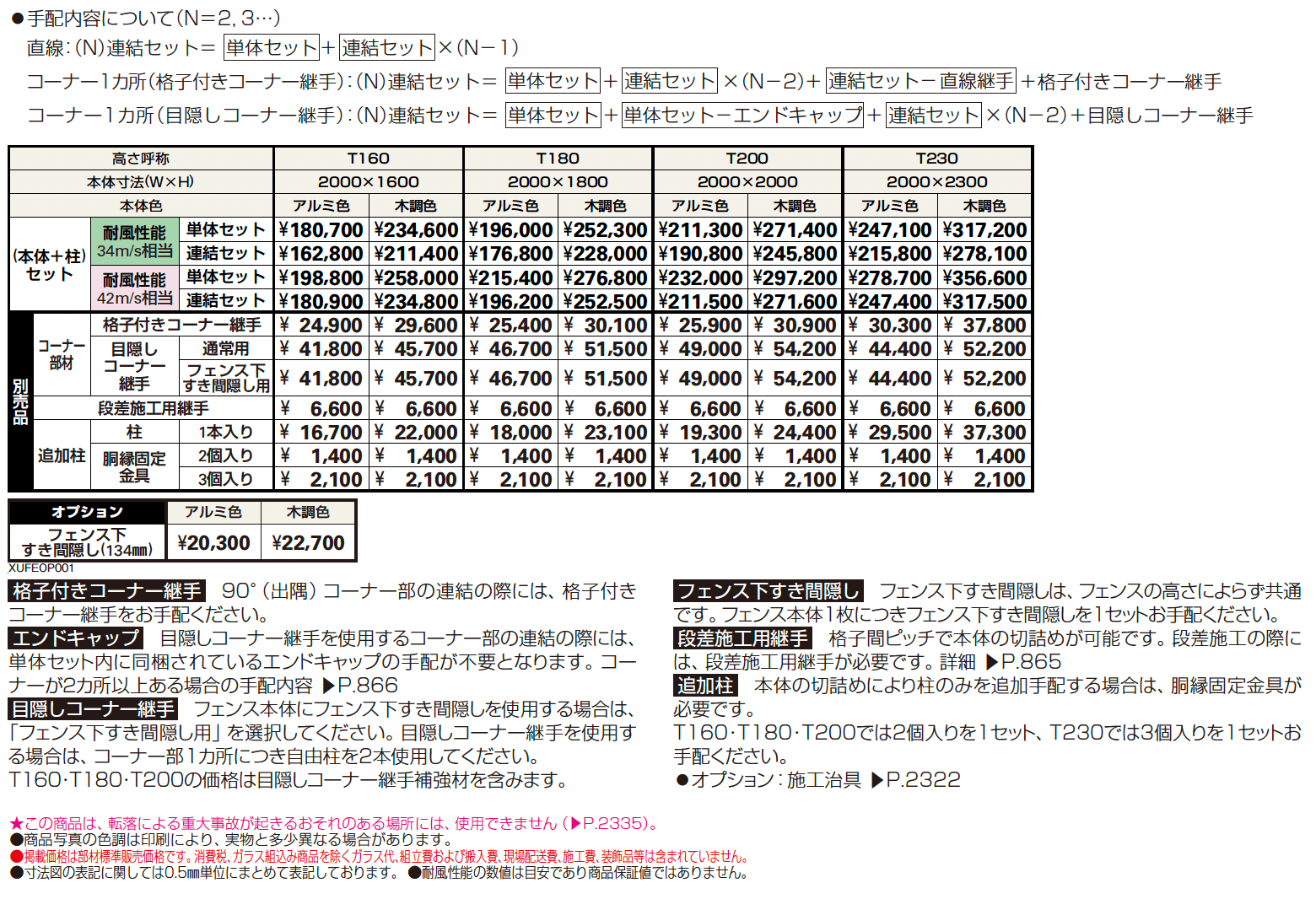 ルシアス スクリーンフェンスS02型【2024年版】_価格_1