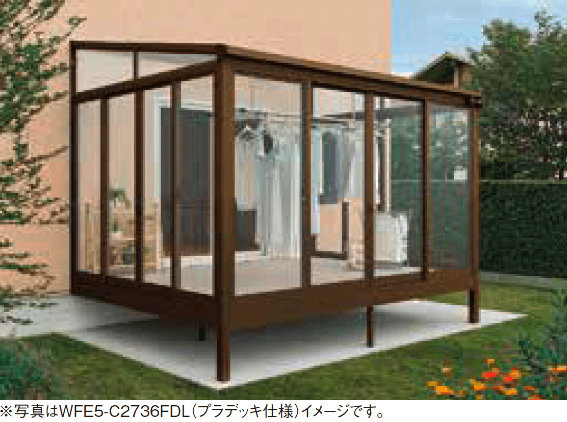 大仙の「ソレイドテラス囲い ノーマルサッシ(ランマなし)【床仕様】」のサブ画像1