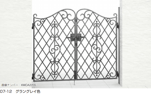 YKK APの「シャローネ 門扉 EC02型 ラチス」