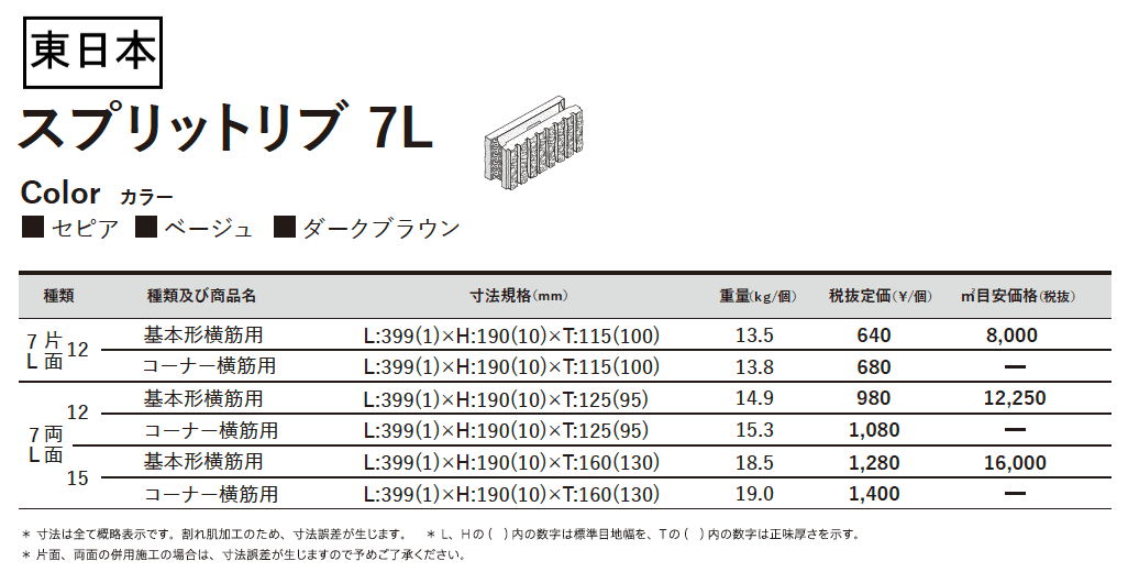 スプリットリブ 7L【2023年版】_価格_1