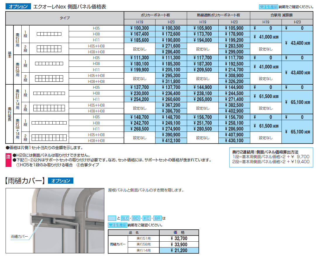 エクオーレNex(側面パネル)【2024年版】_価格_1