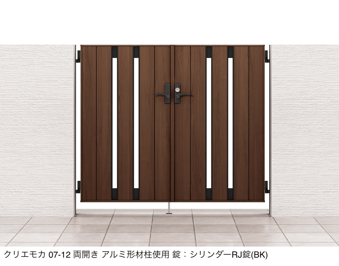 LIXILの「開き門扉AA TS1型(木調)」