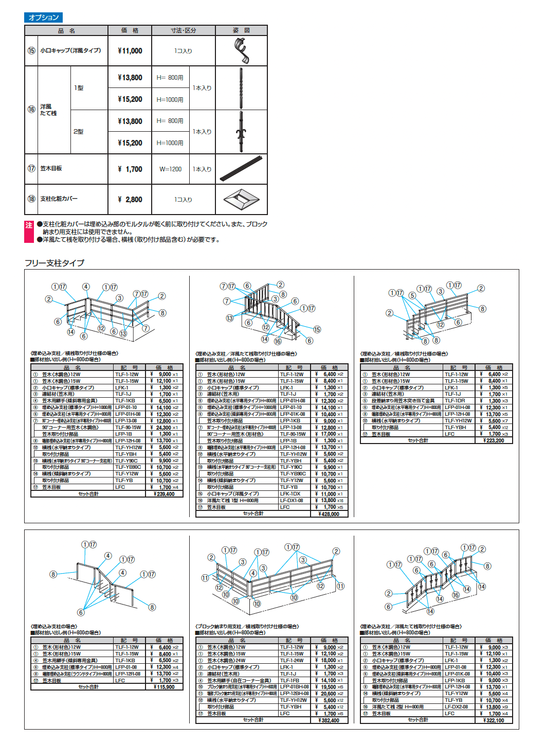 ジーエムライン フリー支柱タイプ_価格_2