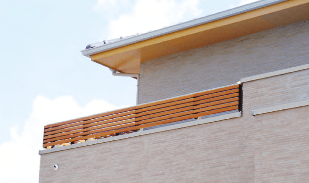 MINOの「笠木付彩木横格子手摺H400タイプ【2024年版】」のサブ画像2