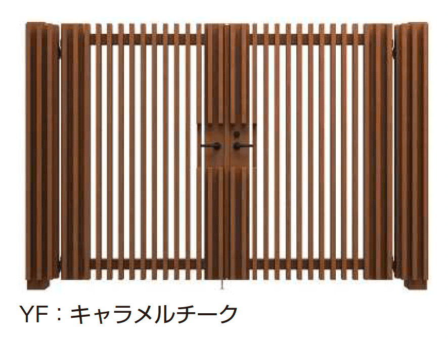 YKK APの「ルシアス スクリーンフェンス用門扉 HS02型」のサブ画像3