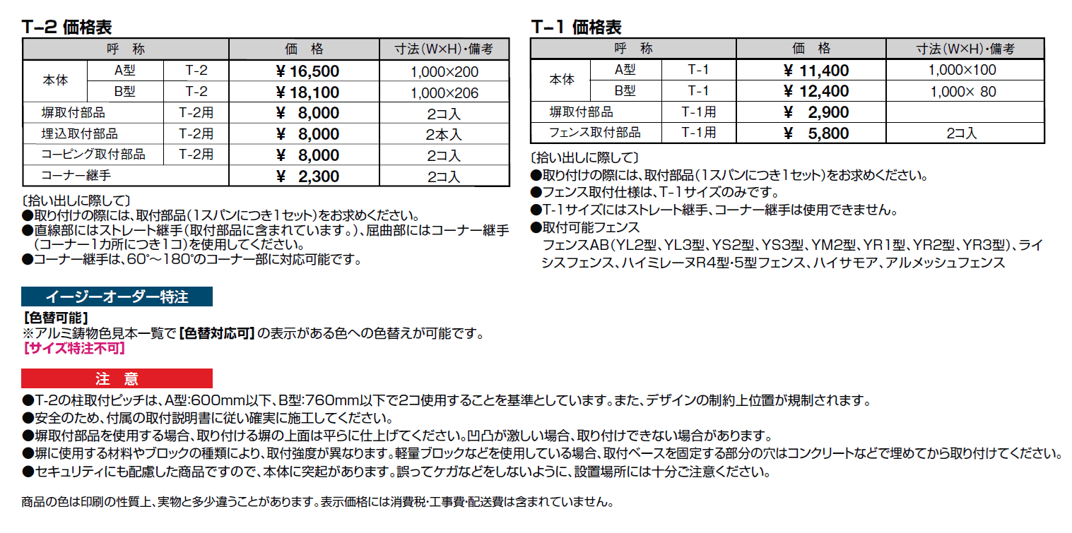 ミニフェンスB型【2024年版】_価格_1
