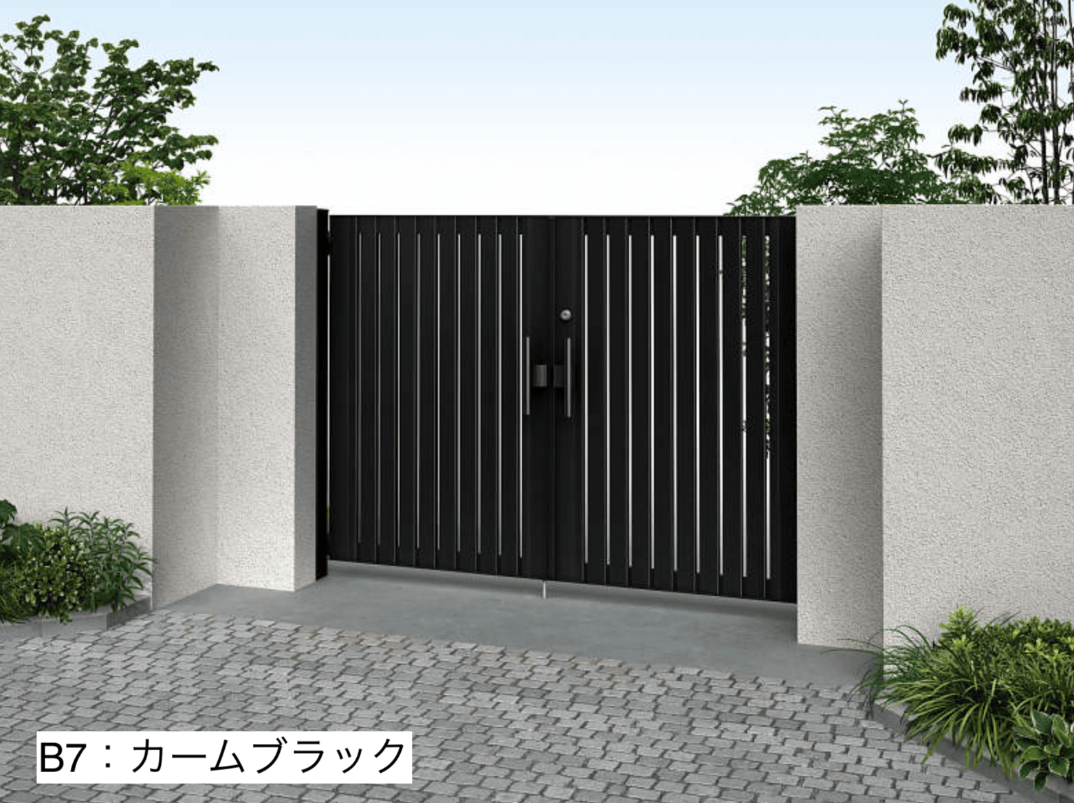 YKK APの「電気錠付共用門扉 ルシアス 門扉S02型【2024年版】」