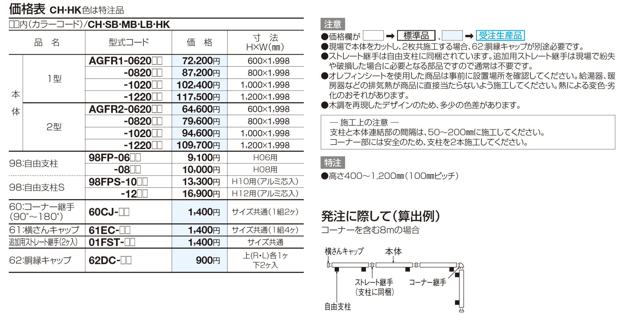 アレグリアフェンス2型【2023年版】_価格_1