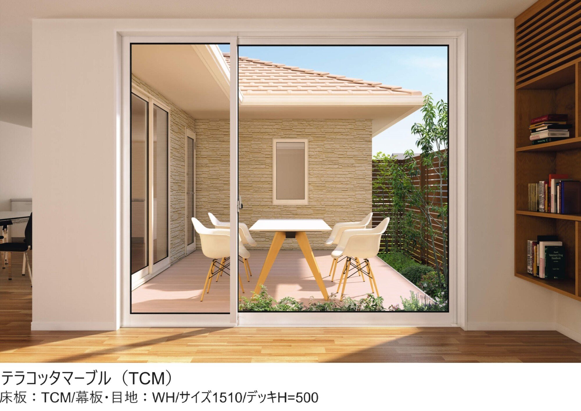 三協アルミの「ラステラ (標準納まり/フロア本体 ダブルフレームタイプ)【2024年版】」のサブ画像2
