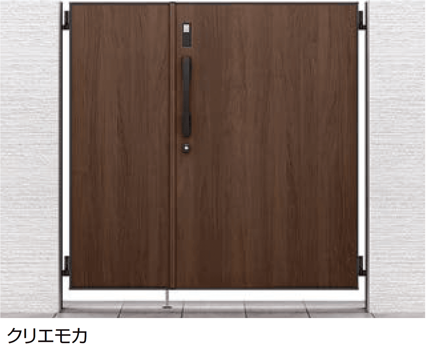 LIXILの「開き門扉AA スマートロックシステム FamiLock FM1型(木調)」のサブ画像1