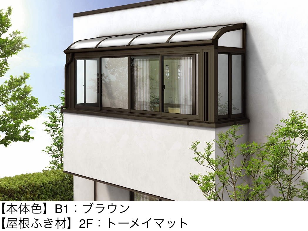 YKK APの「ソラリア バルコニー囲い 躯体式 TypeⅠ」のサブ画像4