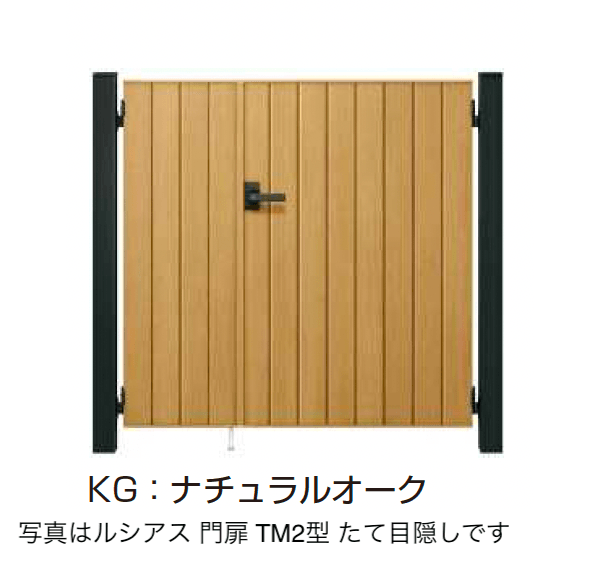 YKK APの「〔ポケットキーシステム〕電気錠付 ルシアス 門扉 TM2型 たて目隠し【2025年6月発売】」のサブ画像2