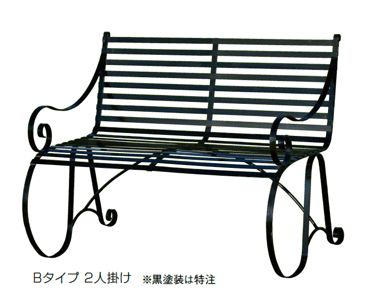 オンリーワンクラブの「アイアンガーデンベンチ」のサブ画像7