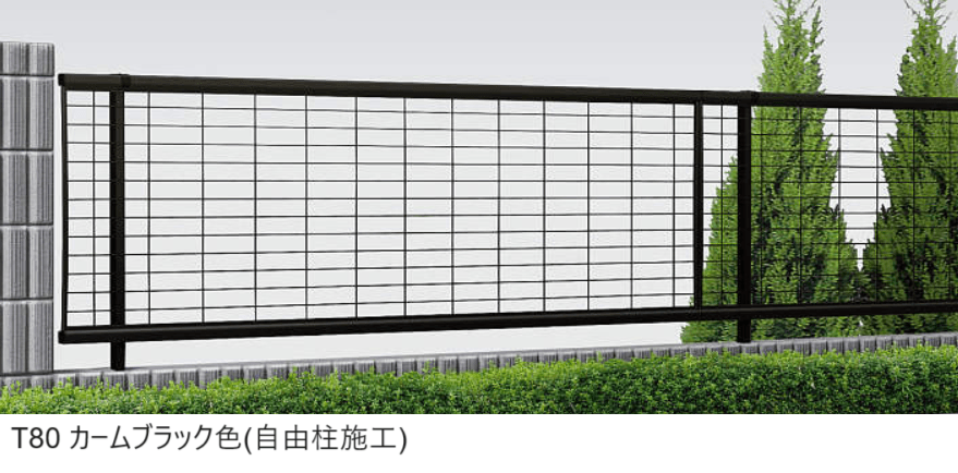 YKK APの「シンプレオ フェンス M1型:横井桁メッシュ」のサブ画像1