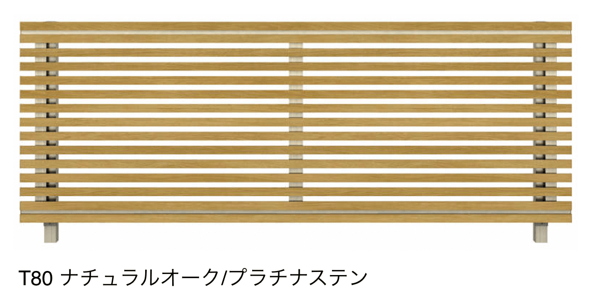YKK APの「ルシアス フェンス H09型 横ストライプ」のサブ画像3