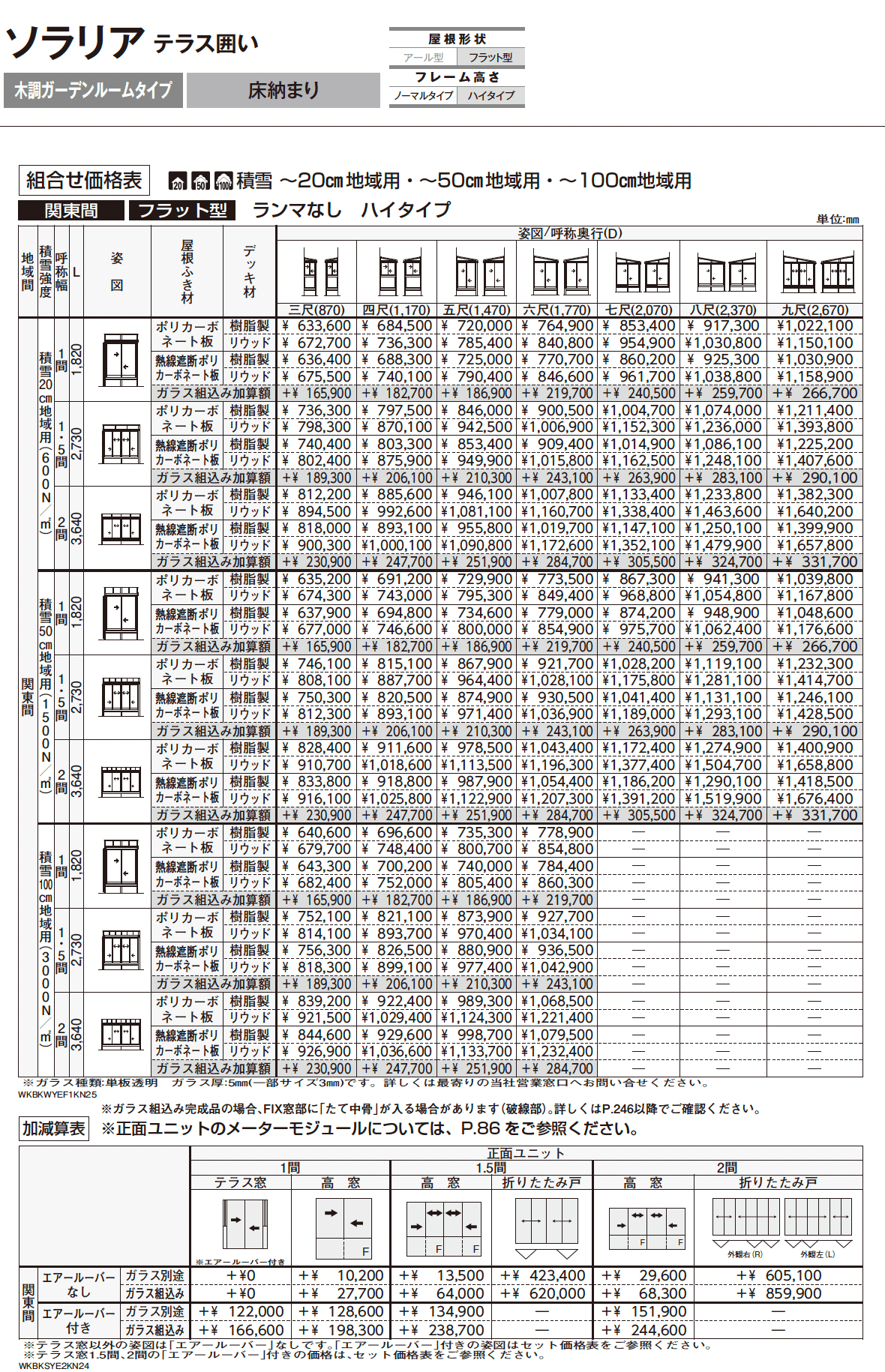 ソラリア テラス囲い 木調ガーデンルームタイプ 床納まり_価格_5