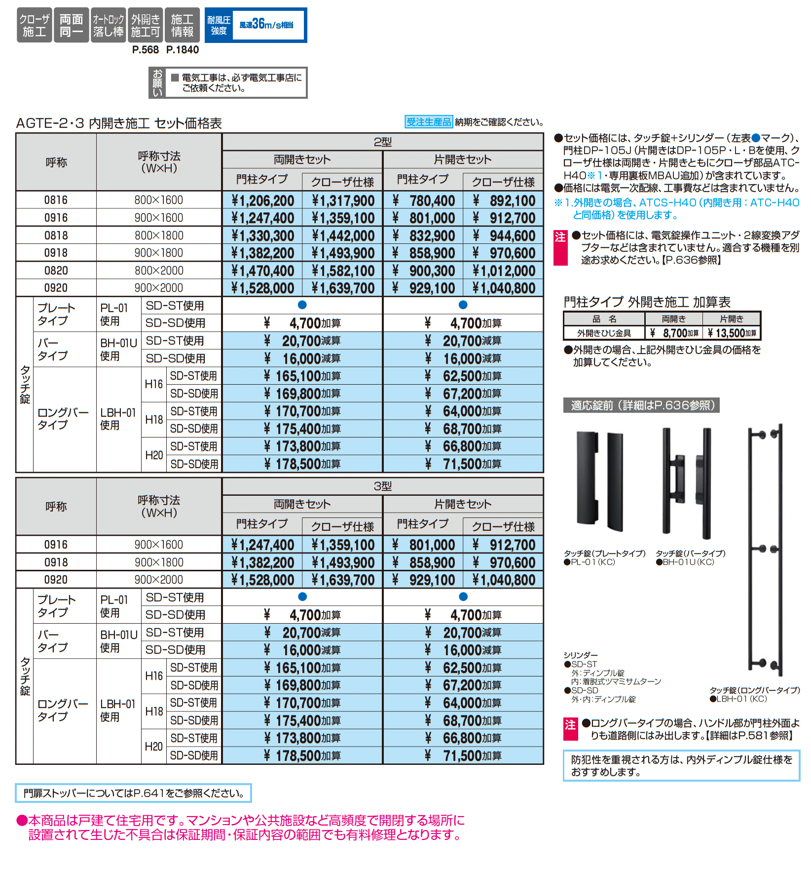 電気錠付き ジオグランテ2型_価格_1