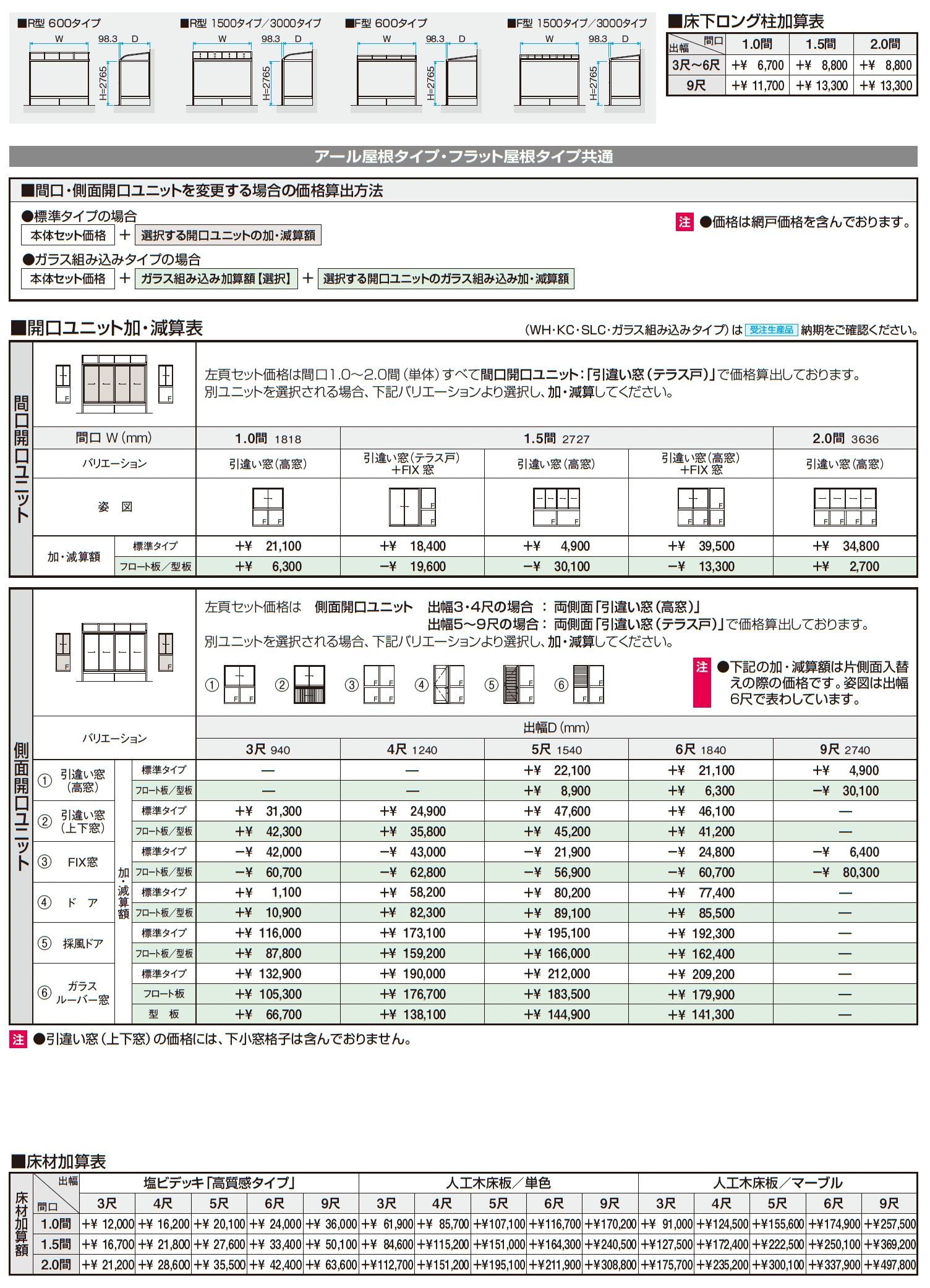 晴れもようwith(床仕様/ランマなし H22サイズ 関東間 )_価格_2