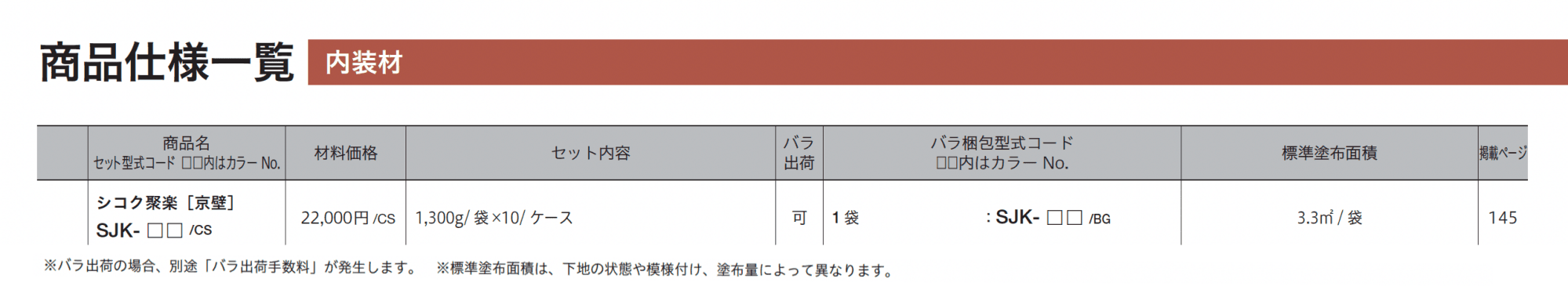 シコク聚楽(京壁)_価格_2