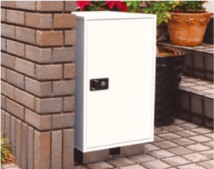 セキスイデザインワークスの「置き型宅配ボックスT」