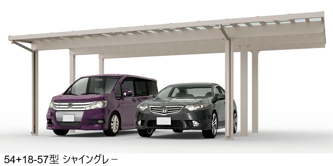 LIXILの「ソルディーポート 3000 2台用 間口延長【2024年版】」