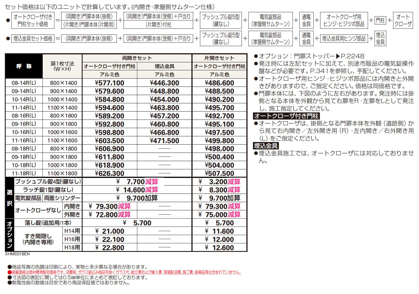 電気錠付共用門扉 シンプレオ 門扉4型【2024年版】_価格_1