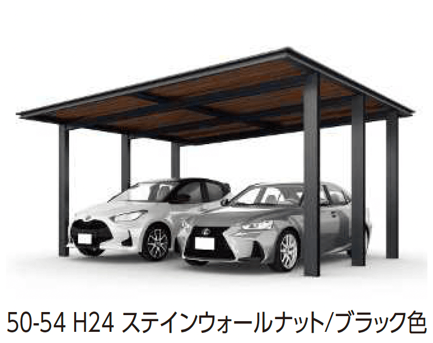 YKK APの「ルシアス カーポート 1500タイプ 2台用 (単体/奥行連結)」のサブ画像8