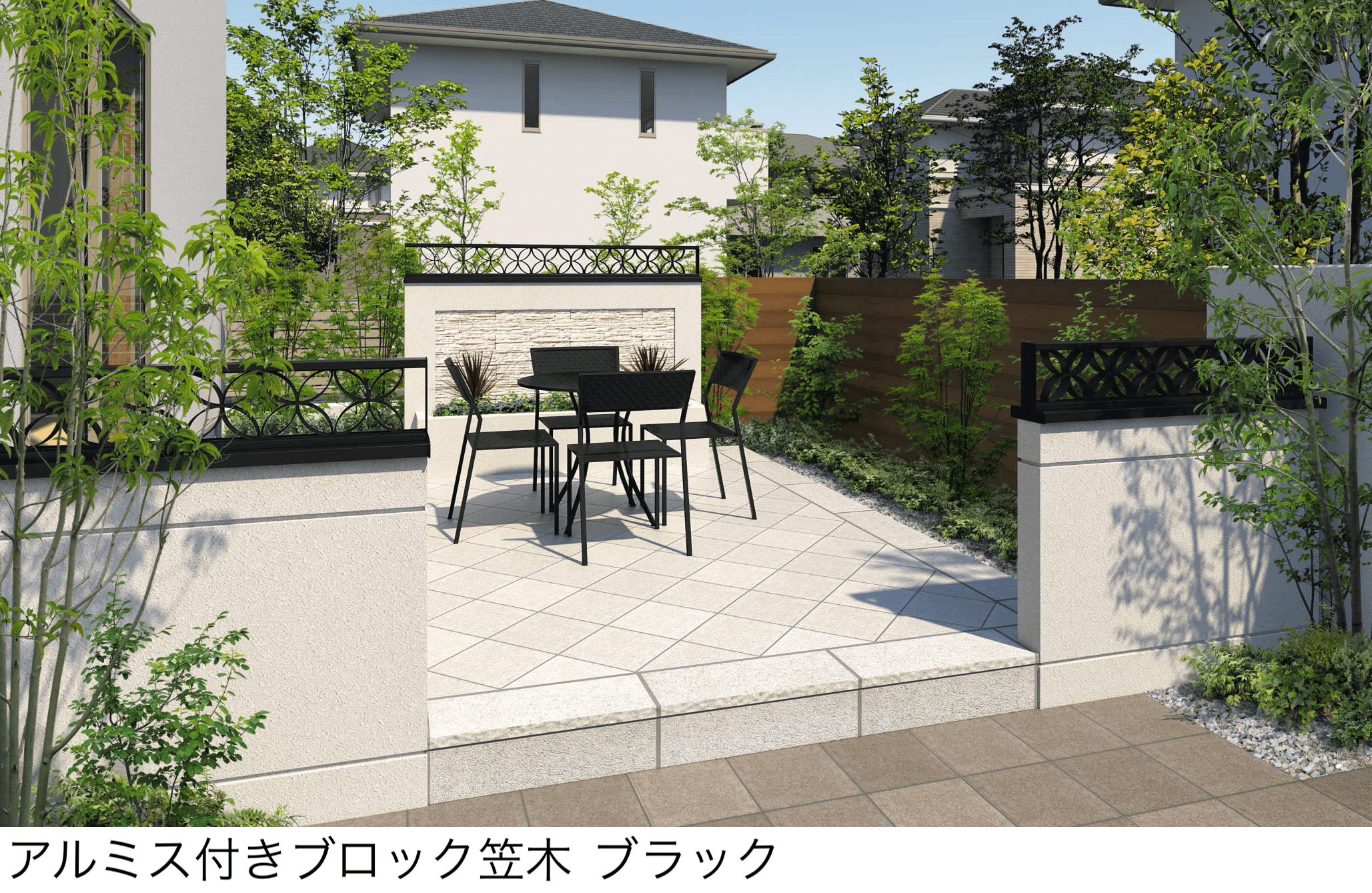 三協アルミの「フィオーレ/笠木・たて枠」