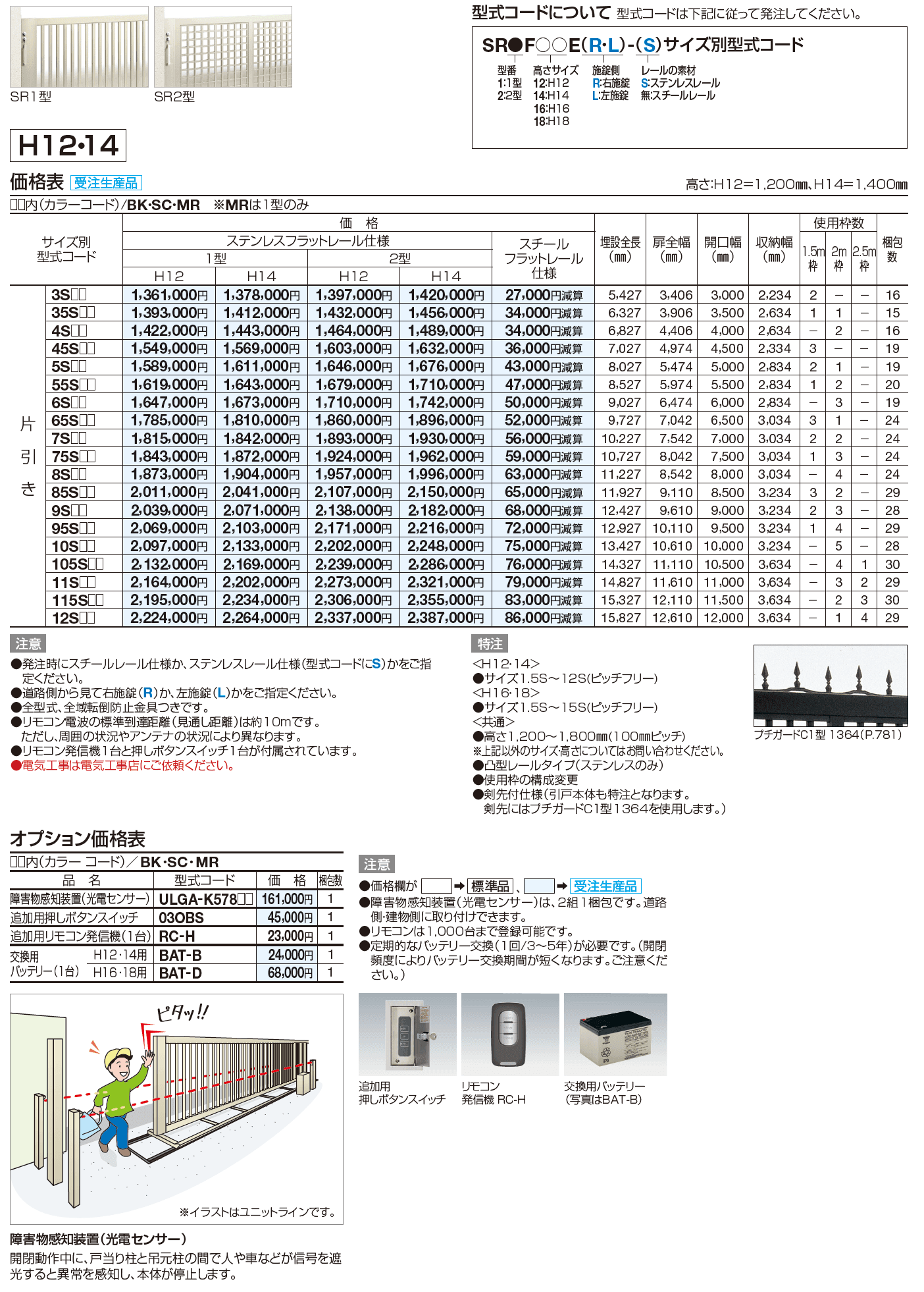スタックラインSR2型 電動式(全域レール)【2023年版】_価格_1