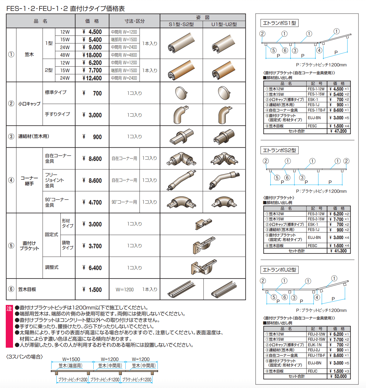 エトランポS1型直付けタイプ・動作補助手すり【2022年版】_価格_1