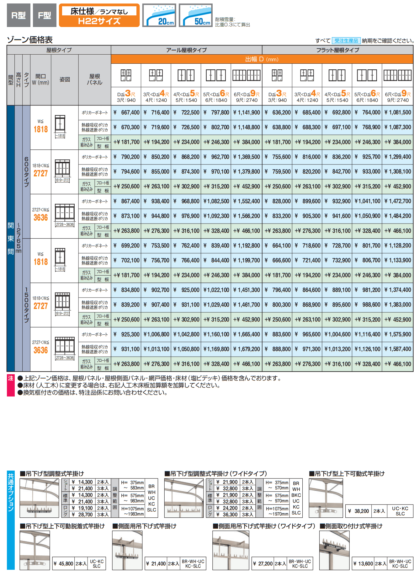 晴れもようwith特注品(床仕様/ランマなし H22サイズ)【2023年版】_価格_1