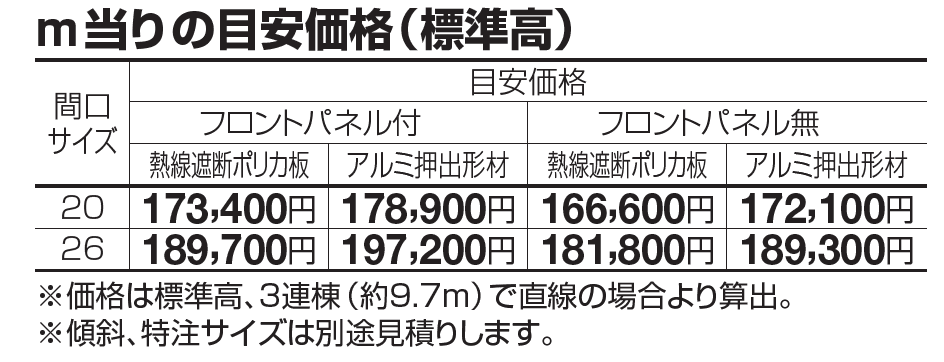 ソリッドルーフAHタイプ3000N/㎡【2023年版】_価格_1