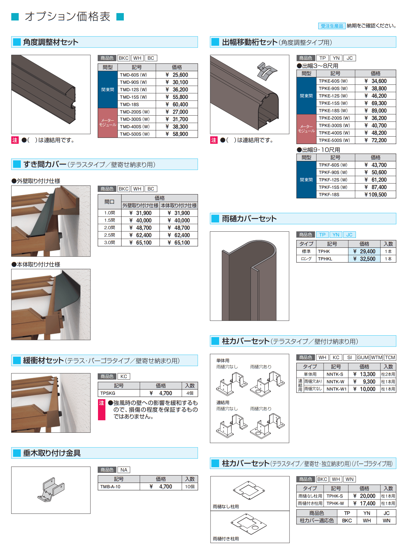 ナチュレS(SN型 600タイプ テラスタイプ/出幅持ち出し納まり)【2023年版】_価格_2