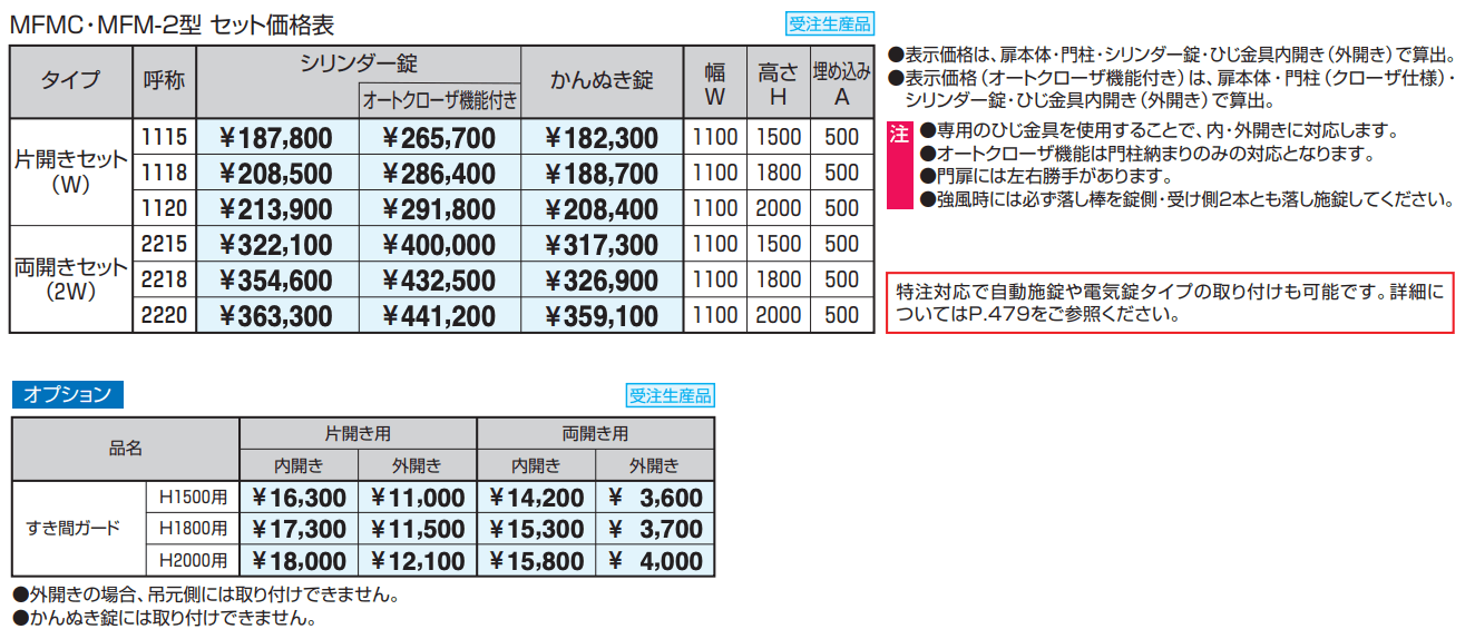 フレランドN2型 たて目隠しタイプ かんぬき錠仕様 【2022年版】_価格_1
