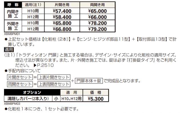 化粧柱1型 【2022年版】_価格_1