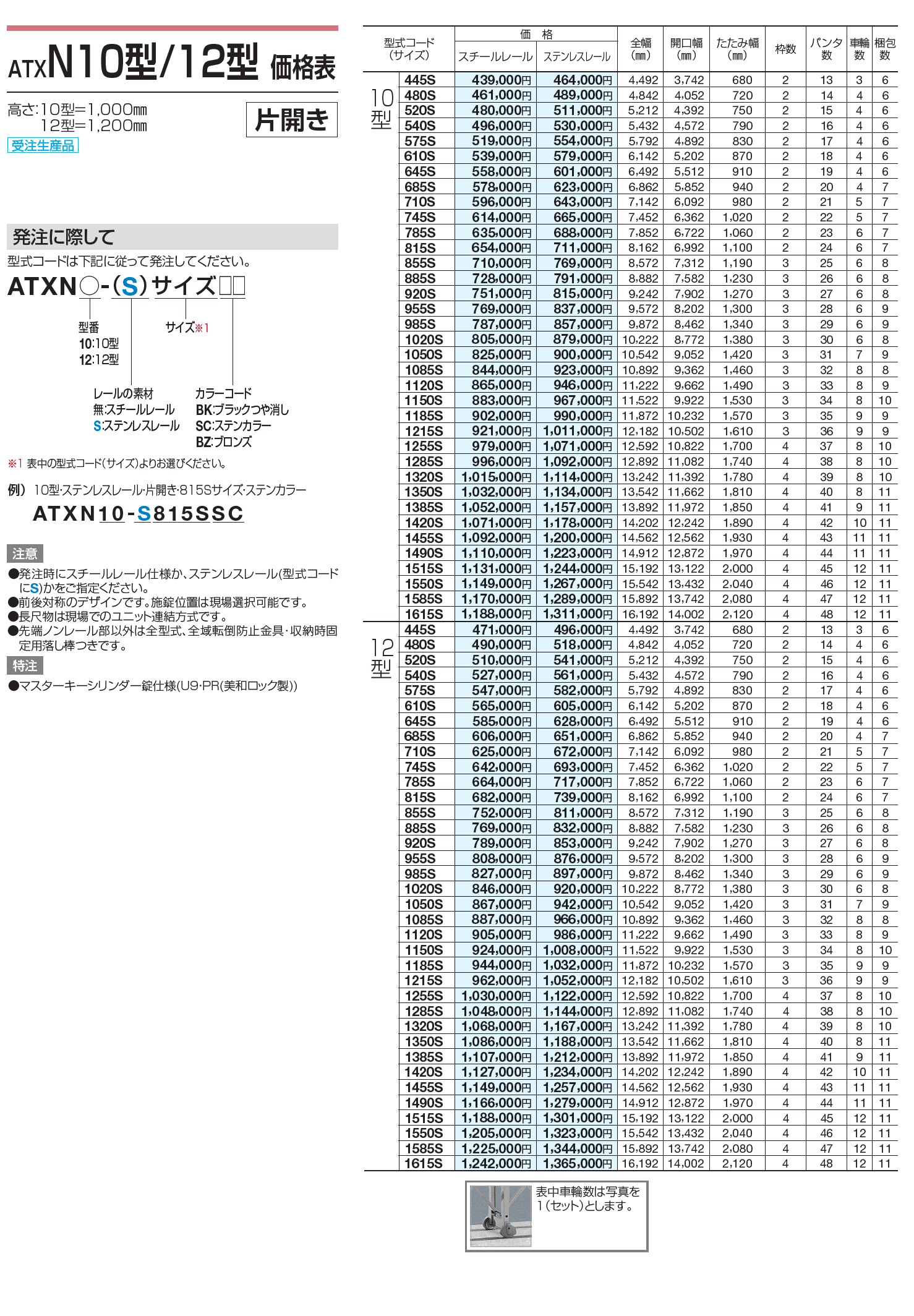 ATXN 10型/12型/14型【2023年版】_価格_1