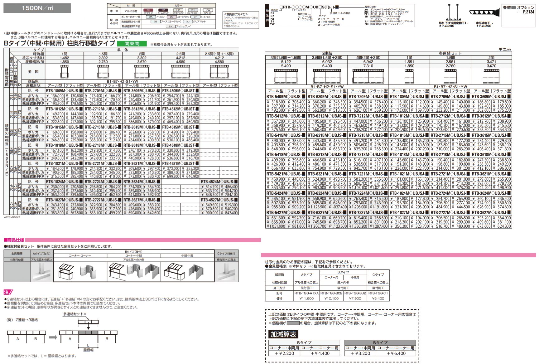 ソラリア 躯体バルコニー屋根 壁付納まり 【2022年版】_価格_6
