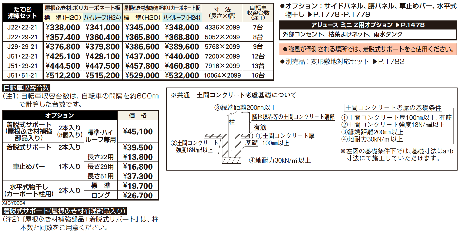 アリュース ミニZ 750タイプ たて(2)連棟セット 【2022年版】_価格_1