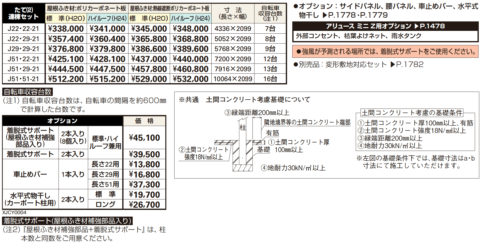 アリュース ミニZ 750タイプ たて（2）連棟セット 【2022年版】_価格_1