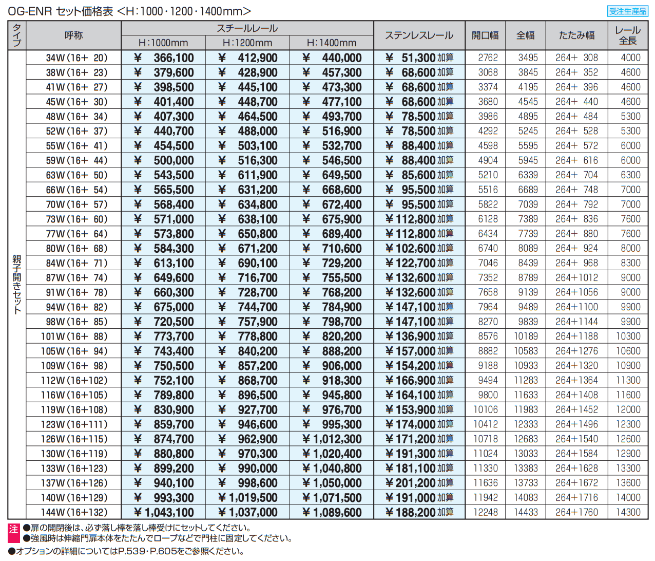 アルテンダEN型 レールタイプ 【2022年版】_価格_3