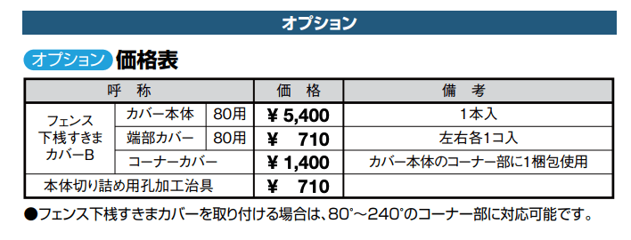 ハイスクリーンフェンス C型【2022年版】_価格_3