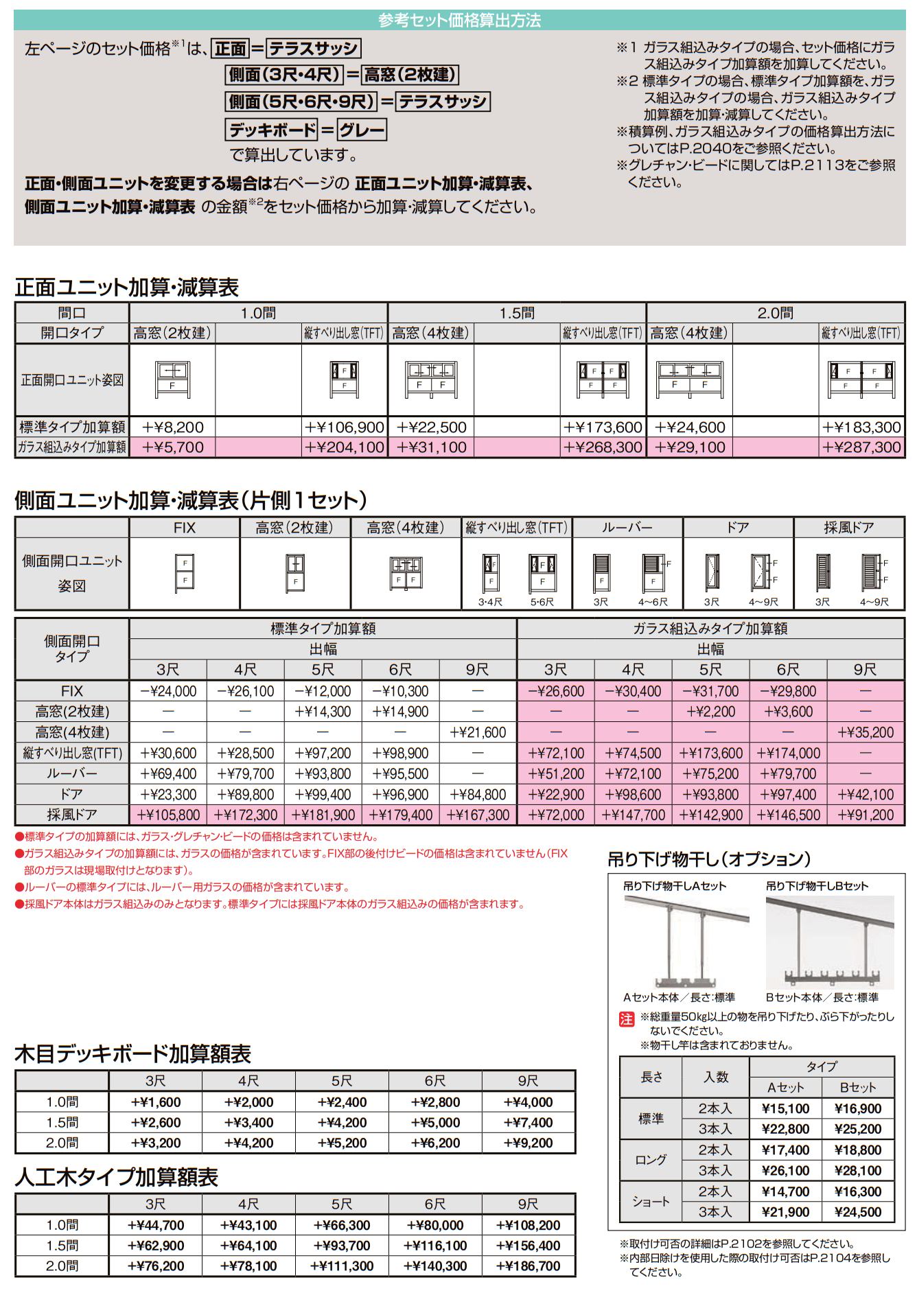 サニージュ R型 床納まり（ランマなし）関東間【2022年版】_価格_4