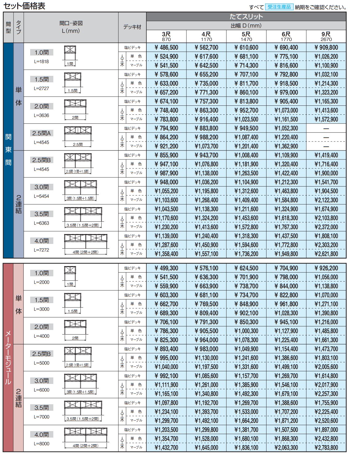 オルネ(柱建て式 ショートタイプ〈たてスリット〉)【2023年版】_価格_2
