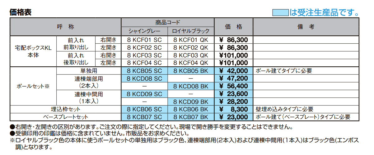 宅配ボックスKL【2022年版】_価格_1