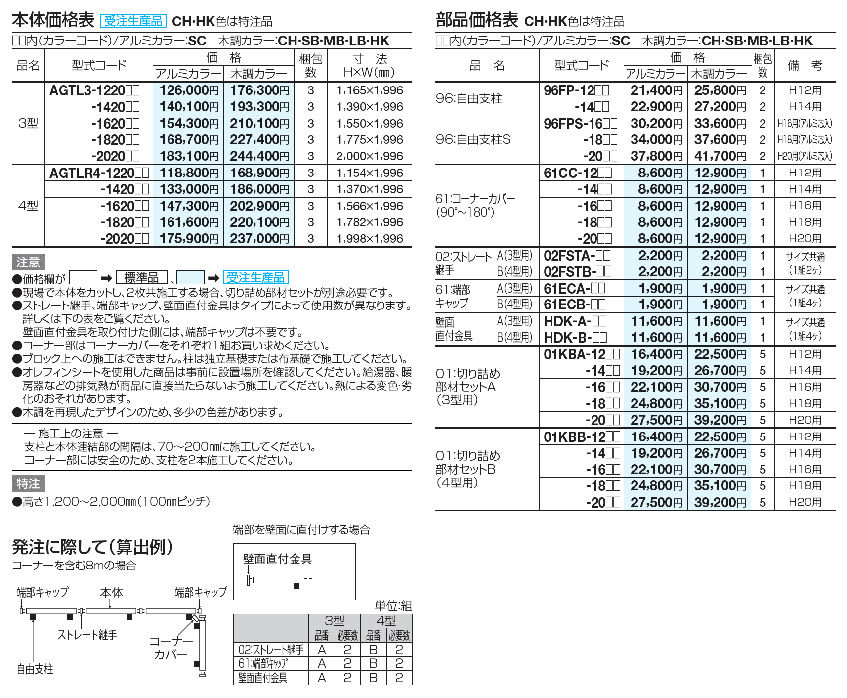 アレグリアフェンスTL4型【2023年版】_価格_1